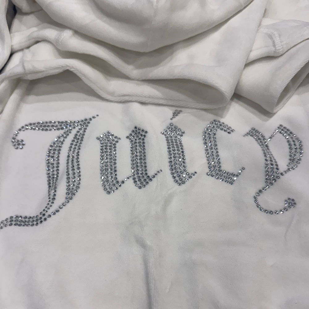 NWT Juicy Couture White Velour Tracksuit Set ✨Size:S💖 - Picture 6 of 6